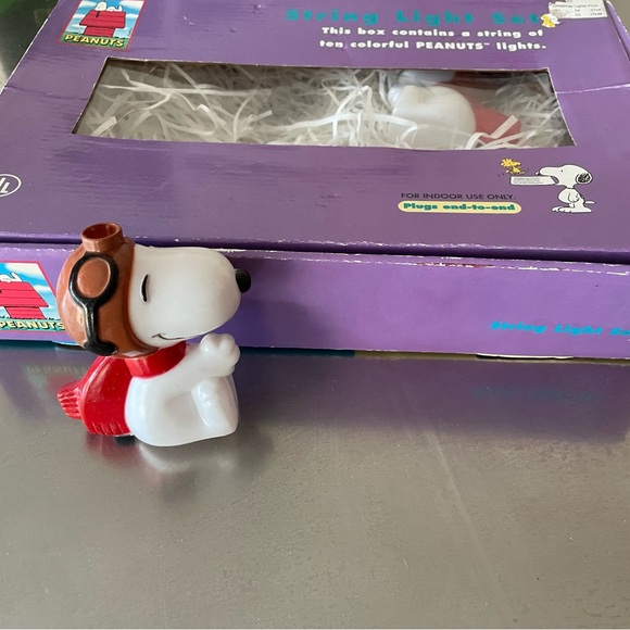 Vintage snoopy flying ace string light casings - Picture 2 of 4